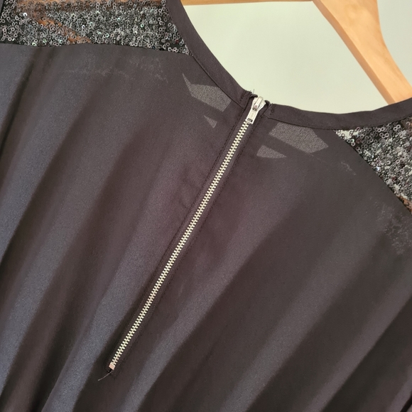 NEW LOOK 915 GENERATION Girls Teens Sequins Black Pant Jumpsuit To fit age 13 - Picture 8 of 13